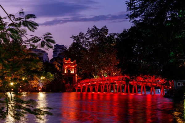 Temple Ngoc Son Lac Hoan Kiem Hanoi Vietnam — Photo