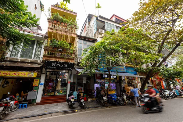 Barrio Histórico Ciudad Hanoi Vietnam Noviembre 2019 — Foto de Stock