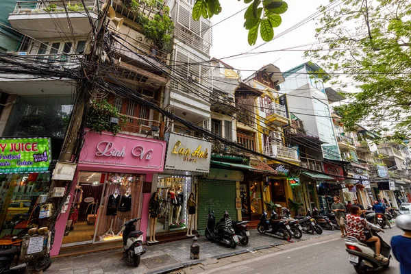 Barrio Histórico Ciudad Hanoi Vietnam Noviembre 2019 — Foto de Stock