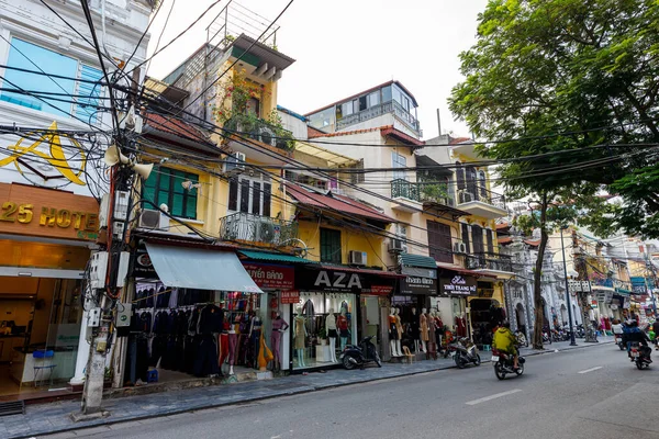 Barrio Histórico Ciudad Hanoi Vietnam Noviembre 2019 — Foto de Stock