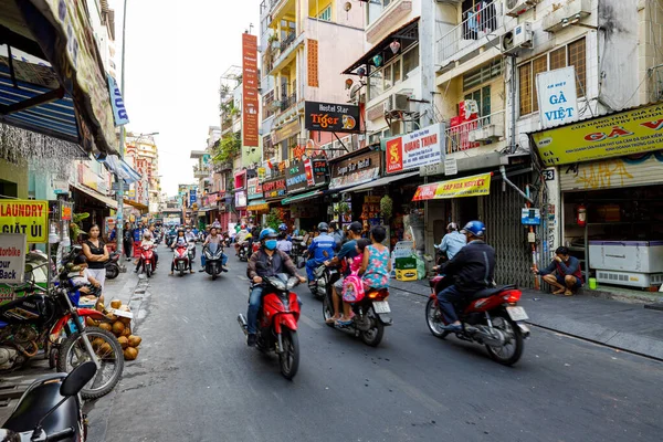 Zona Vida Nocturna Chi Minh City Vietnam Diciembre 2019 — Foto de Stock