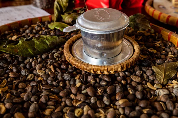 Vietnam Koffiefilter Bonen — Stockfoto