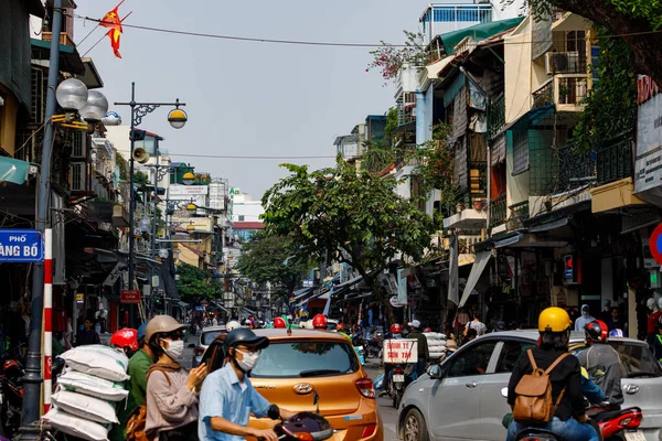 Tráfico Hanoi Vietnam Noviembre 2019 —  Fotos de Stock