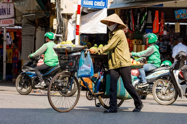 Loja Móvel Rua Hanói Vietname Anos Novembro 2019 — Fotografia de Stock