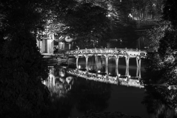 Ngoc Son Temple Lake Hoan Kiem Hanoi Vietnam — Stock Photo, Image