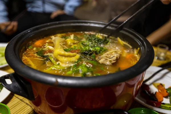 Pote Caliente Vietnamita Sopa —  Fotos de Stock
