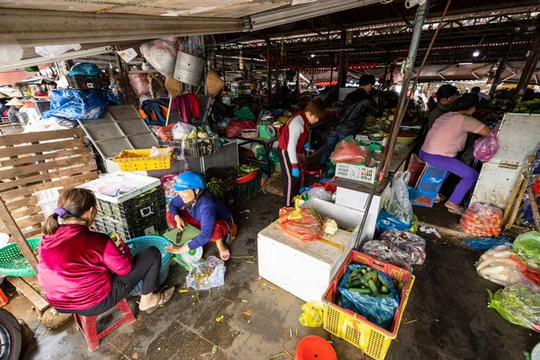 Tradizionale Mercato Del Pesce Hoi Vietnam Dicembre 2019 — Foto Stock