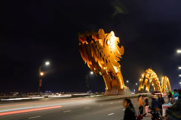 Γέφυρα Του Δράκου Του Ντα Νανγκ Στο Βιετνάμ Δεκέμβριος 2019 — Φωτογραφία Αρχείου