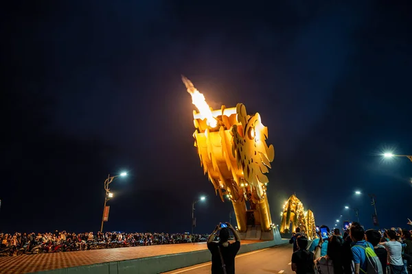 Ponte Del Drago Nang Vietnam Anni Dicembre 2019 — Foto Stock