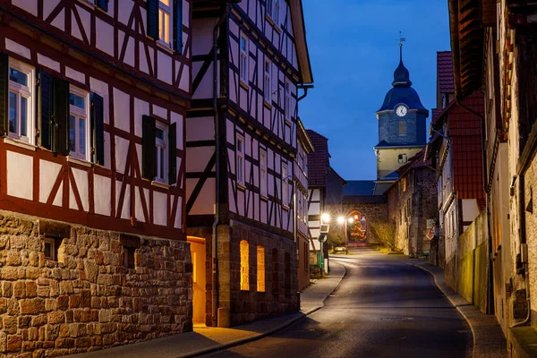 Église Historique Herleshausen Allemagne — Photo