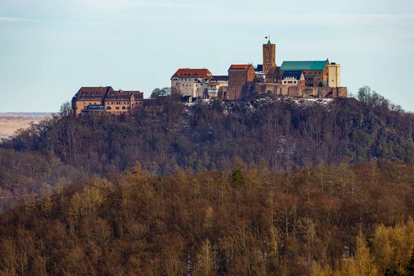 Kasteel Wartburg Eisenach Het Thüringer Woud — Stockfoto