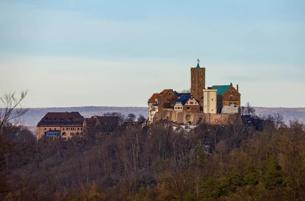 Kasteel Wartburg Eisenach Het Thüringer Woud — Stockfoto