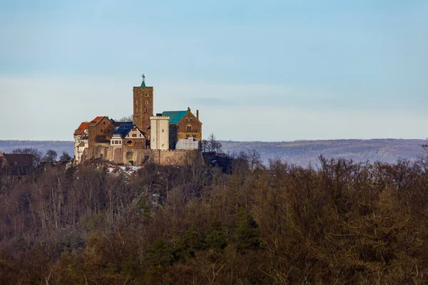 Kasteel Wartburg Eisenach Het Thüringer Woud — Stockfoto