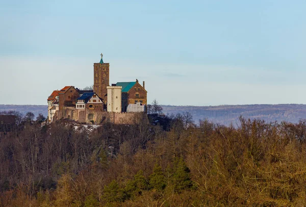 Kasteel Wartburg Eisenach Het Thüringer Woud — Stockfoto