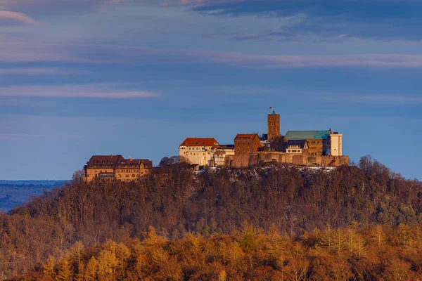 Kasteel Wartburg Eisenach Het Thüringer Woud — Stockfoto