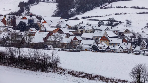 Byn Willershausen Tyskland Hessen — Stockfoto