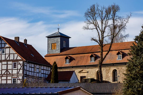 Historický Kostel Lderbach Hesensku Německo — Stock fotografie
