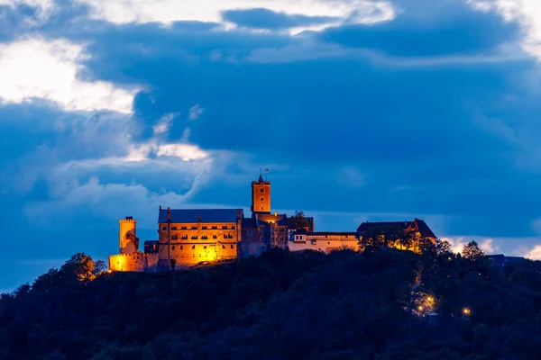 Wartburgs Slott Thüringen Tyskland — Stockfoto