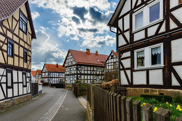 Historic Village Herleshausen Hesse Germany — Stock Photo, Image