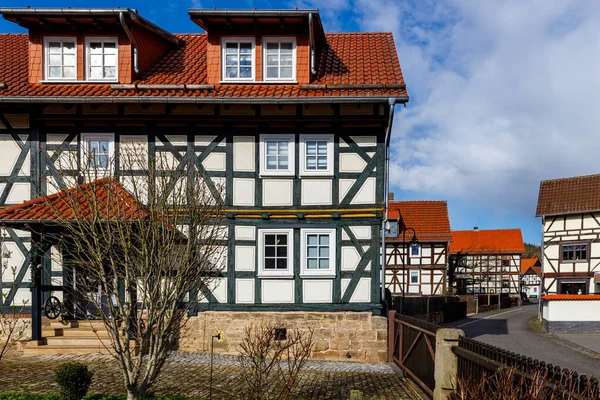 Histórico Pueblo Herleshausen Hesse Alemania —  Fotos de Stock