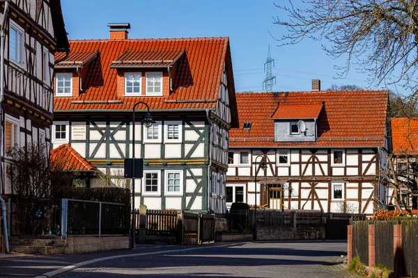 Das Historische Dorf Herleshausen Hessen — Stockfoto