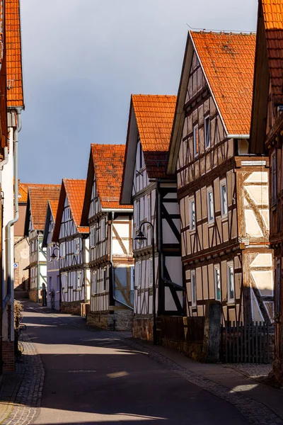 Aldeia Histórica Herleshausen Hesse Alemanha — Fotografia de Stock