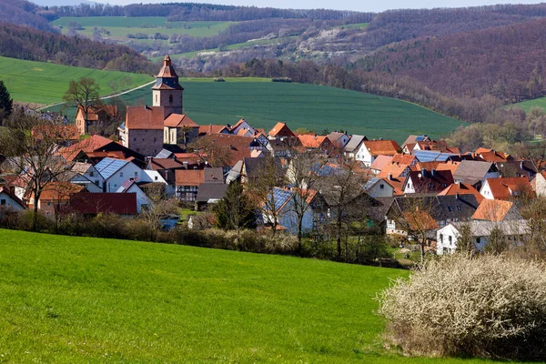 Село Ррда Гессе Німеччина — стокове фото