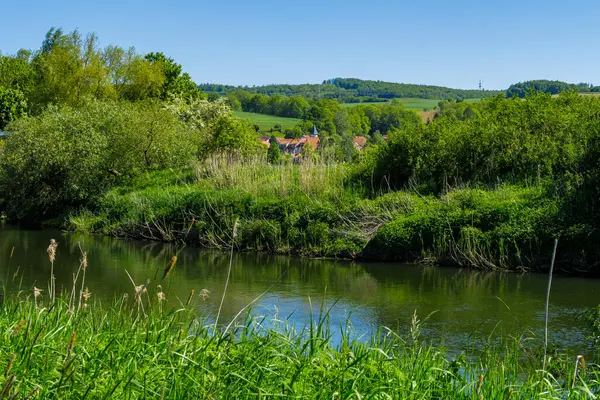 Werra River Hesse Thuringia — Stock Photo, Image