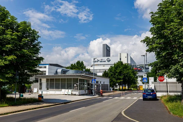 Fábrica Opel Car Eisenach Turíngia Alemanha Julho 2021 — Fotografia de Stock