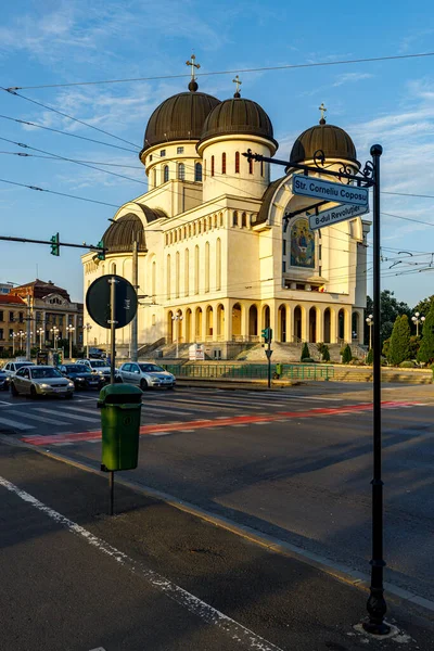 Katedra Świętej Trójcy Arada Rumunii Lipiec 2021 — Zdjęcie stockowe