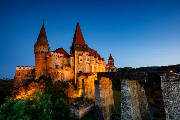 Castillo Hunedoara Rumania —  Fotos de Stock