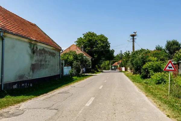 Деревня Районе Банат Румынии — стоковое фото