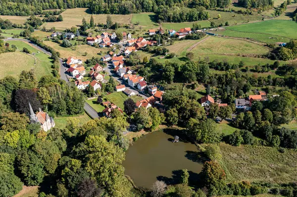 Byn Holzhausen Hessen Tyskland — Stockfoto