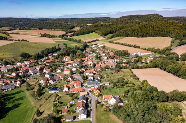 Das Dorf Nesselrden Hessen Deutschland — Stockfoto