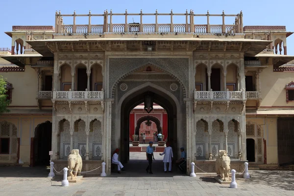 Palacio de la ciudad de Jaipur en la India — Foto de Stock