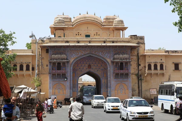 Portão da cidade de Jaipur na Índia — Fotografia de Stock