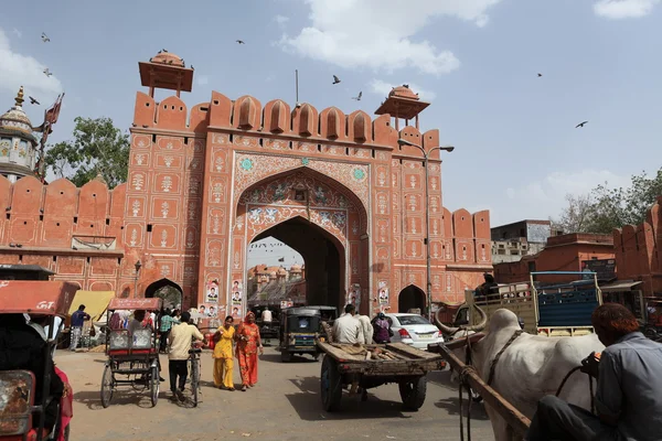 Puerta de la ciudad de Jaipur en la India —  Fotos de Stock