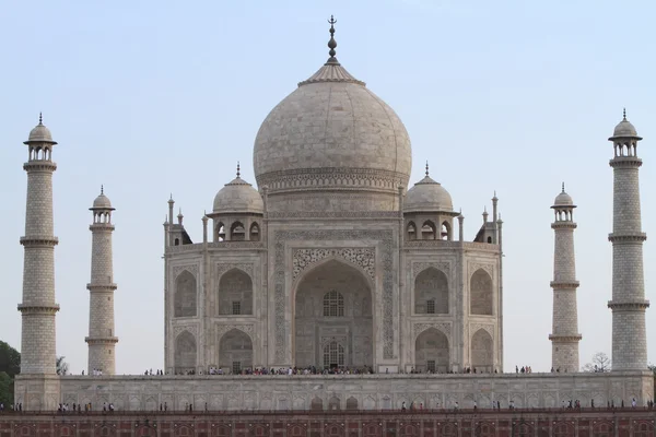 På taj mahal i agra Indien — Stockfoto