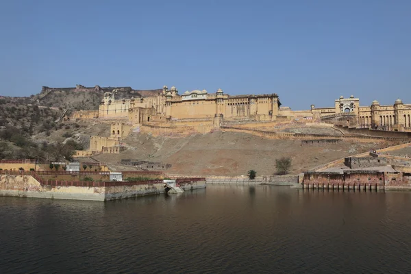 Ambra Palazzo di Jaipur in India — Foto Stock