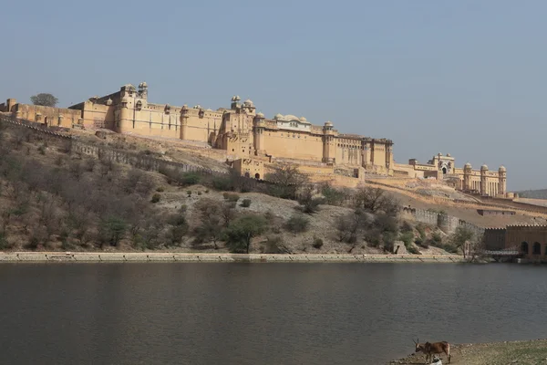 Ambra Palazzo di Jaipur in India — Foto Stock