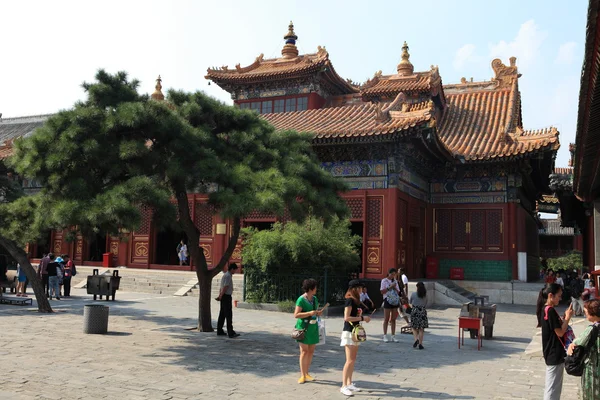 Der Lama-Tempel von Beijing in China — Stockfoto