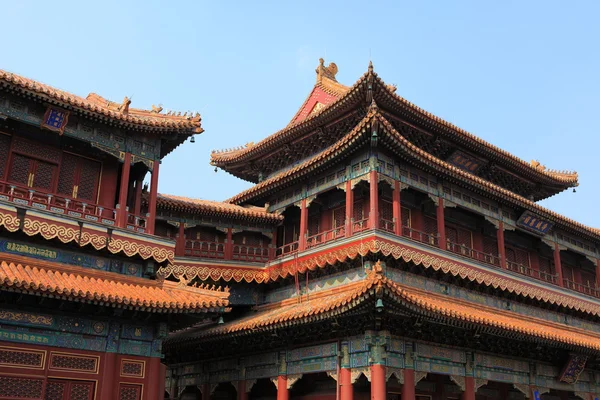 De lama tempel van Peking in china — Stockfoto