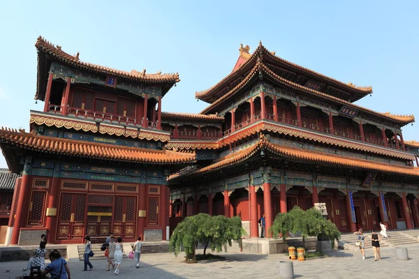 Der Lama-Tempel von Beijing in China — Stockfoto