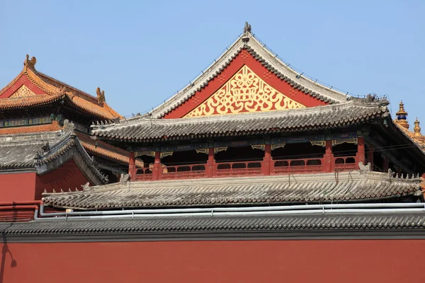 De lama tempel van Peking in china — Stockfoto