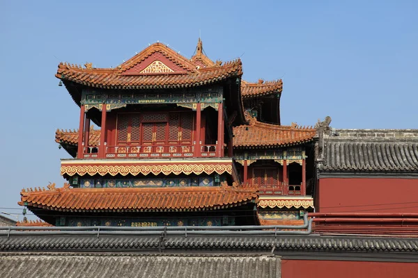 De lama tempel van Peking in china — Stockfoto