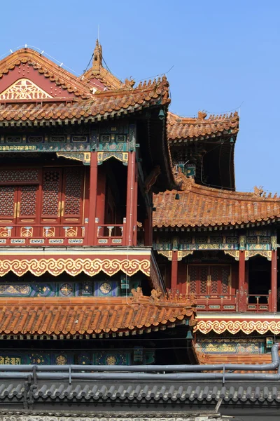 De lama tempel in beijing china — Stockfoto