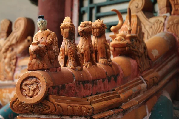 Chinese Roofs and Dragons — Stock Photo, Image