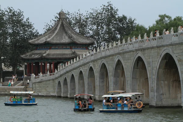 A nyári palota Park-Peking Kína hidak — Stock Fotó