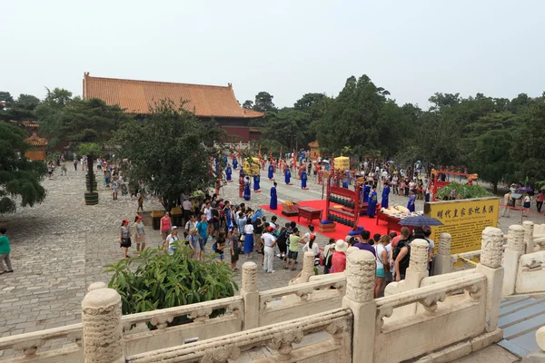The Ceremony of the Ming Grave from the Emporer Yongle — Stock Photo, Image