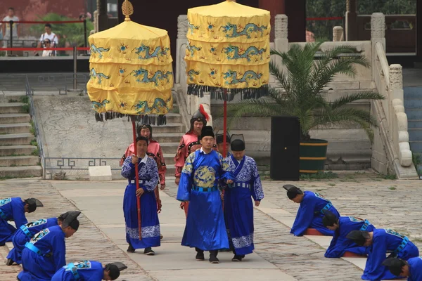A Cerimônia do Túmulo Ming do Emporer Yongle — Fotografia de Stock